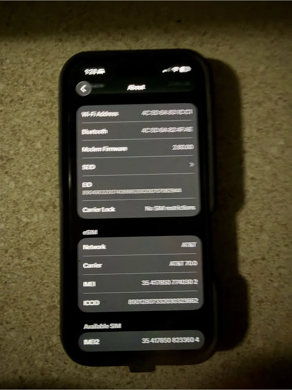 Apple iPhone in Black with Dual Rear Cameras